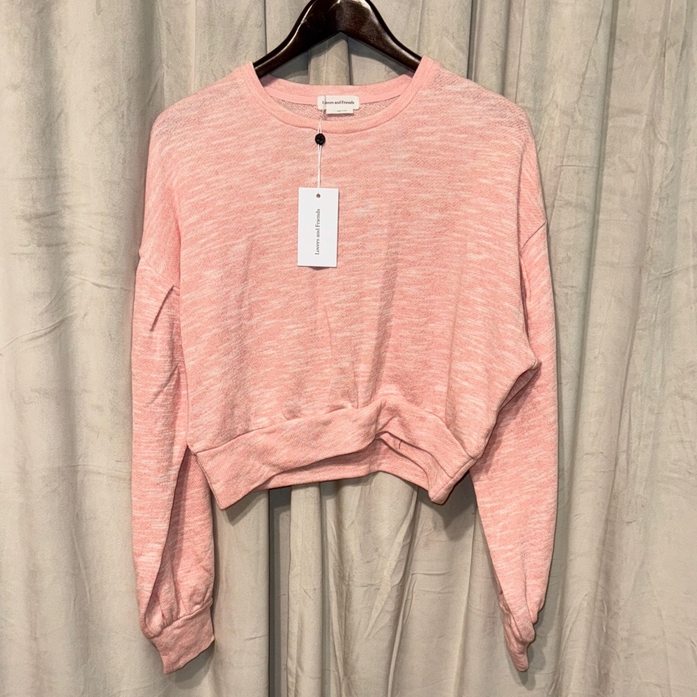 Lovers + Friends Blush Pink Sweatshirt
